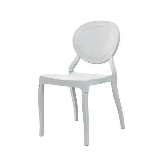 Commercial Seating Products Emma Armless White Chairs
