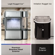 GE Appliances Profile Nugget Ice Maker, Carbon Black