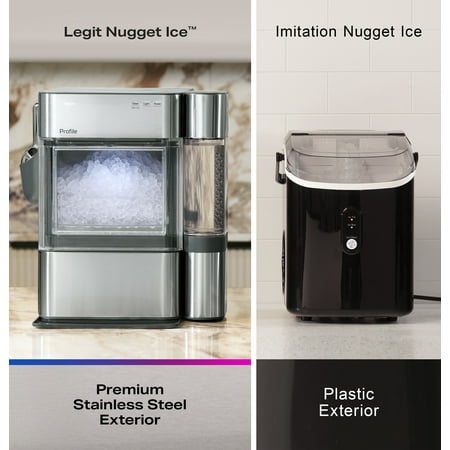 GE Profile™ Opal™ 2.0 Ultra Nugget Ice Maker with Side Tank and Scale Inhibiting Filter