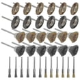 thumbnail image 1 of 36 Pieces, Brass and Wire Brush Set, for Polishing and Cleaning Tools, 1 of 5