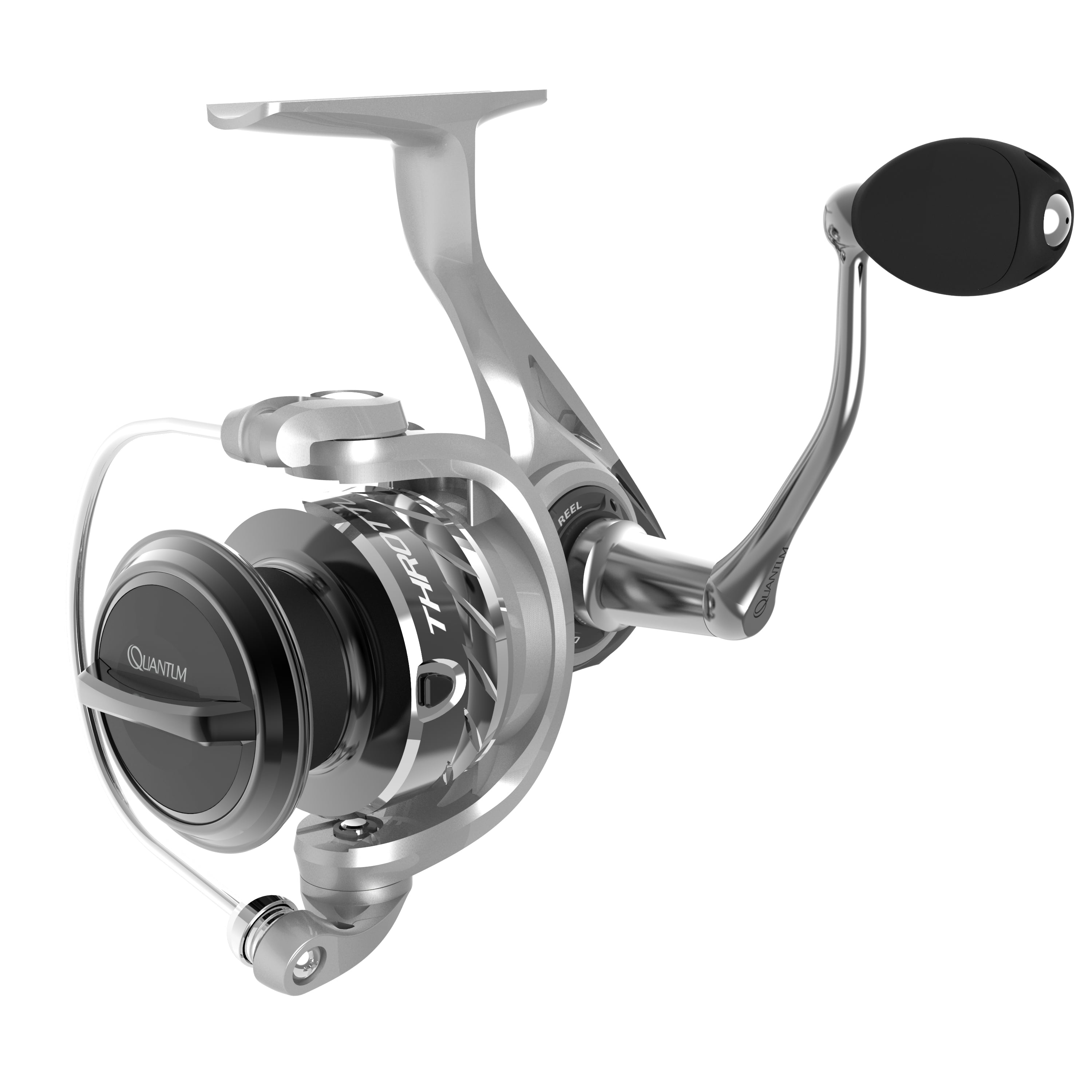 Quantum Throttle II Spinning Reel and Fishing Rod Combo, Size 10