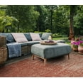 thumbnail image 2 of SAFAVIEH Courtyard Orpa Abstract Indoor/Outdoor Area Rug, Rust/Grey, 6'7" x 9'6", 2 of 7