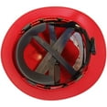 thumbnail image 4 of MSA 500 Series Full Brim Vented Hard Hats with 6 Point Ratchet Suspensions Red, 4 of 4