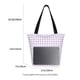 thumbnail image 3 of Disketp Purple Checkboard Bolsa de Hombro Casual para Mujer, Bolso Cruzado para Compras, Viajes y Uso Diario, 3 of 6