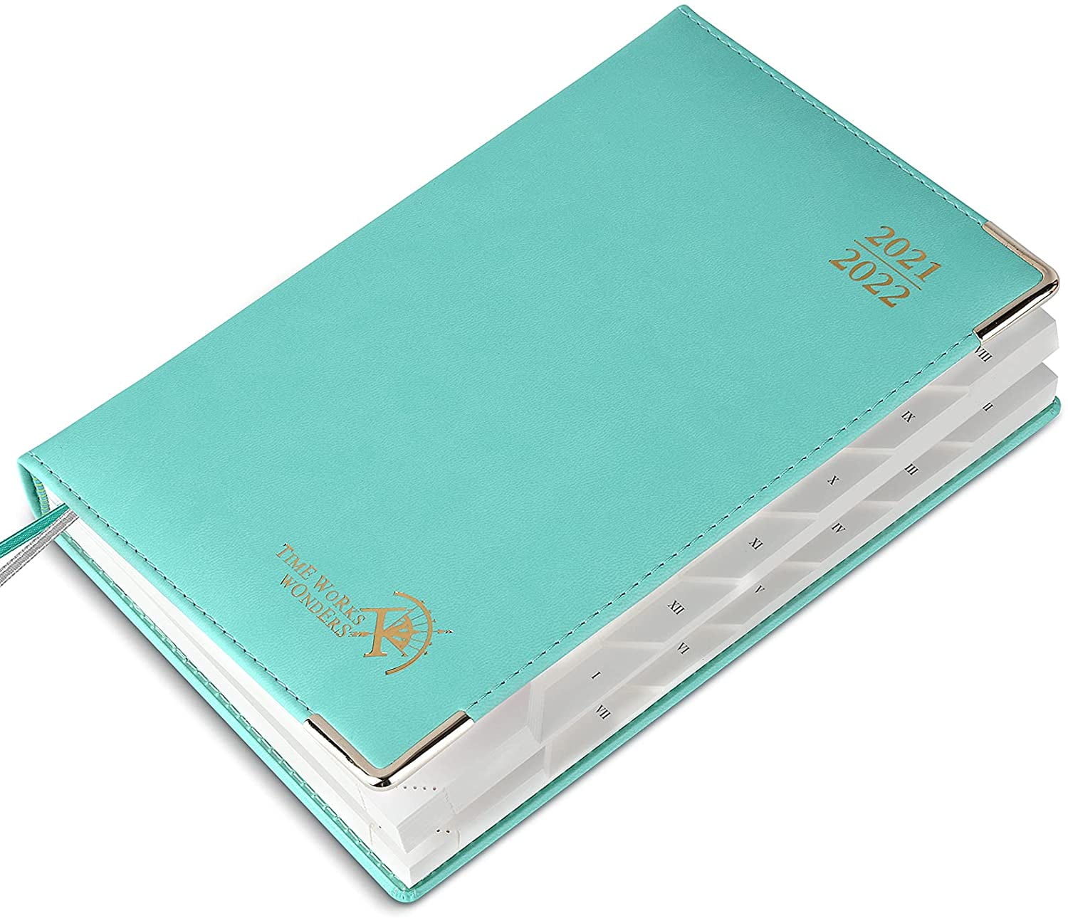Daily planner 2021 2022 page a day with hourly schedule academic
