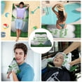 thumbnail image 6 of Coolnut Soft Bathroom Towel Set of 3, Happy St Patricks Day Rugby Include Absorbent Bath Sheets, Decorative Hand Towels and Quick Dry Face Towels Set for Shower, Pool and Travel, 6 of 6