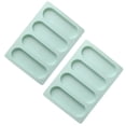 thumbnail image 1 of Hot Dog Bun Pan, Silicone Hot Dog Bun Mold Non-Stick Bread Form, 1 of 5