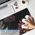 thumbnail image 4 of Garden Flowers Mouse Mat - Soft, Attractive Design, Non-Slip Rubber Base, Easy Glide, Splash Resistant, Portable & Personalized, Perfect for Any Computer, Ideal Gift, 31.5x11.8 Inch, 4 of 7