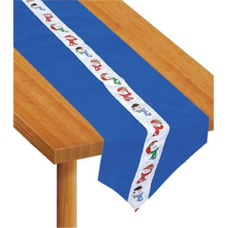 

DDI 540432 Snowman Fabric Table Runner Case of 6