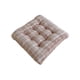 thumbnail image 2 of Cojín cuadrado de felpa con respaldo | Almohadilla para silla de oficina, comedor o escritorio | Agarre de silicona antideslizante, 2 of 6