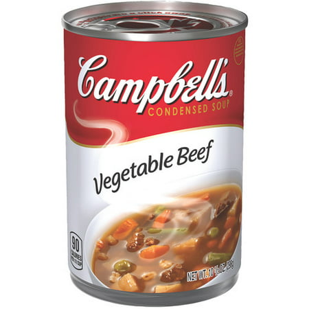 Campbell's Condensed Vegetable Beef Soup, 10.5 oz., 24 case - Walmart.com