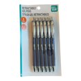 thumbnail image 1 of Pen+Gear Stylos Gel Retractables 6ct, Bleu, 1 of 2