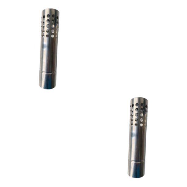 Greeniant Stove Pipe Flue Extension Tube Chimney Stainless Steel Con Agujero 2piezas