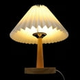 thumbnail image 4 of 1 Set Home Use Bedside Night Lamp Retro Style Pleated Night Light Sleeping Lamp, 4 of 9