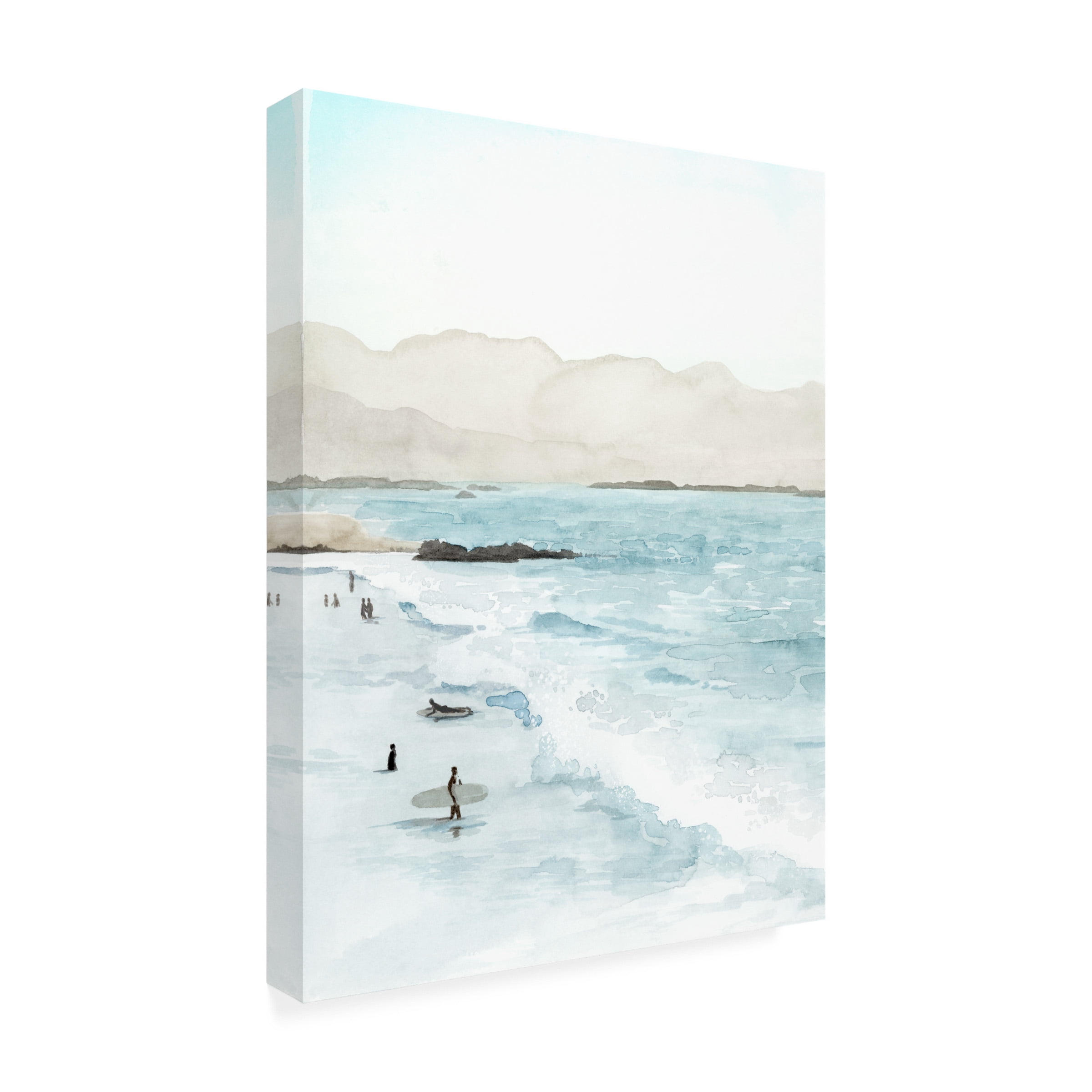 Grace Popp 'In The Surf I' Canvas Art