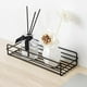 thumbnail image 5 of Xihbxyly Estantes Flotantes de Pared con Estructura de Metal Negro, Instalación Segura, Organizador Versátil para Baño, Cocina, Sala de Estar y Oficina, 27,5 X 11 X 5,5 Cm., 5 of 7