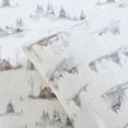 thumbnail image 3 of Lenox Flannel Sheet Set, King (Cottage Neutral), 3 of 5