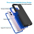 thumbnail image 3 of Njjex Motorola Moto G Power 5G 2024 Cases,Sturdy Phone Case for Moto G Power 5G 2024 6.7",Full-Body Shockproof Protection Heavy Duty Hard Plastic & Shock Rubber Bumper 3-in-1 Case Cover - Blue, 3 of 6
