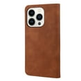 thumbnail image 6 of Allytech Slim Wallet Case for iPhone 15 Pro, Luxury PU Leather + Soft TPU Cover with Card Slots & Cash Pocket, Magnetic Closure Kickstand Shockproof Business Case for Women men - Brown, 6 of 9