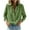 Army Green, variant on SDNall Women‘s V-Neck Button Down Shirt, Long Sleeve Stretchy Casual Top with 5% Spandex
