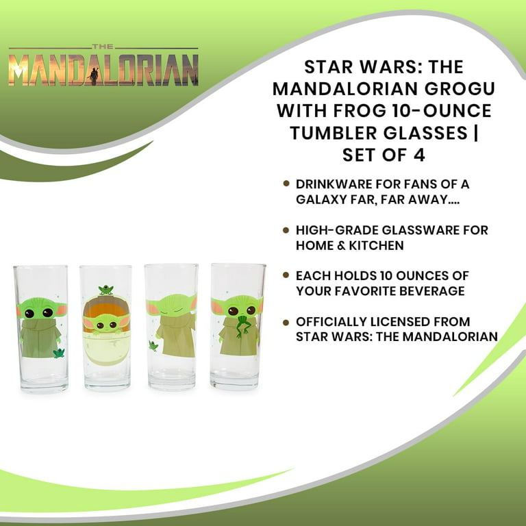 Hot Topic Star Wars The Mandalorian Grogu Stackable Glass Cup Set
