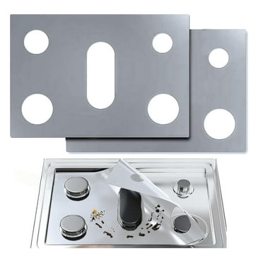 Salate One stove protector cover liner designed for 5-burner gas stoves, which is a kitchen accessory mat and also a gas stove top cover.