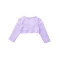 thumbnail image 4 of iiniim Kids Girls Open Front Beaded Wedding Flower Girls Shurg Bolero Cardigan Long Sleeve Princess, 4 of 7
