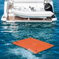 thumbnail image 5 of Magshion 8' x 6' Floating Water Mat, 3-Layer Tear-Resistant XPE Foam Water Floating Pad, Lake Float Mat Lily Pad for Recreation Pool River Outdoor Water Activities, Orange, 5 of 11