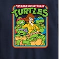thumbnail image 3 of Teenage Mutant Ninja Turtles - Retro Group April - Toddler & Youth Crewneck Fleece Sweatshirt, 3 of 5