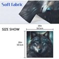 thumbnail image 7 of GZHJMY Wolf Cloth Napkins Set of 1,Reusable Washable Polyester Dinner Table Napkins for Kitchen,Dining,Restaurant,Party Decoration, 7 of 7