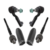 TRQ 6pc Inner & Outer Tie Rods w/ Boots Kit for BMW 328i xDrive 335i xDrive X1 PSA31019