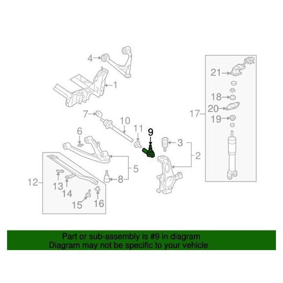 GM 88964323 End Kitrr Susp Adj Link Otr