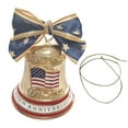 thumbnail image 4 of 250th Anniversary Bell Ornament, Clock-Accented Design Patriotic Hanging Festive Holiday Decor Unique Collectible for History Enthusiasts, 4 of 4