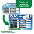 thumbnail image 2 of EXPO Dry Erase Markers, Low Odour Ink, Black, Fine Tip, 4 Count, 2 of 7