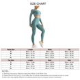 thumbnail image 2 of Kits De Polainas De Manga Larga, Traje De Yoga Para Levantamiento De Glúteos Que Absorbe La Humedad, Cintura Alta, Ajuste De Barriga Para Gimnasio ANGGREK Otros, 2 of 5