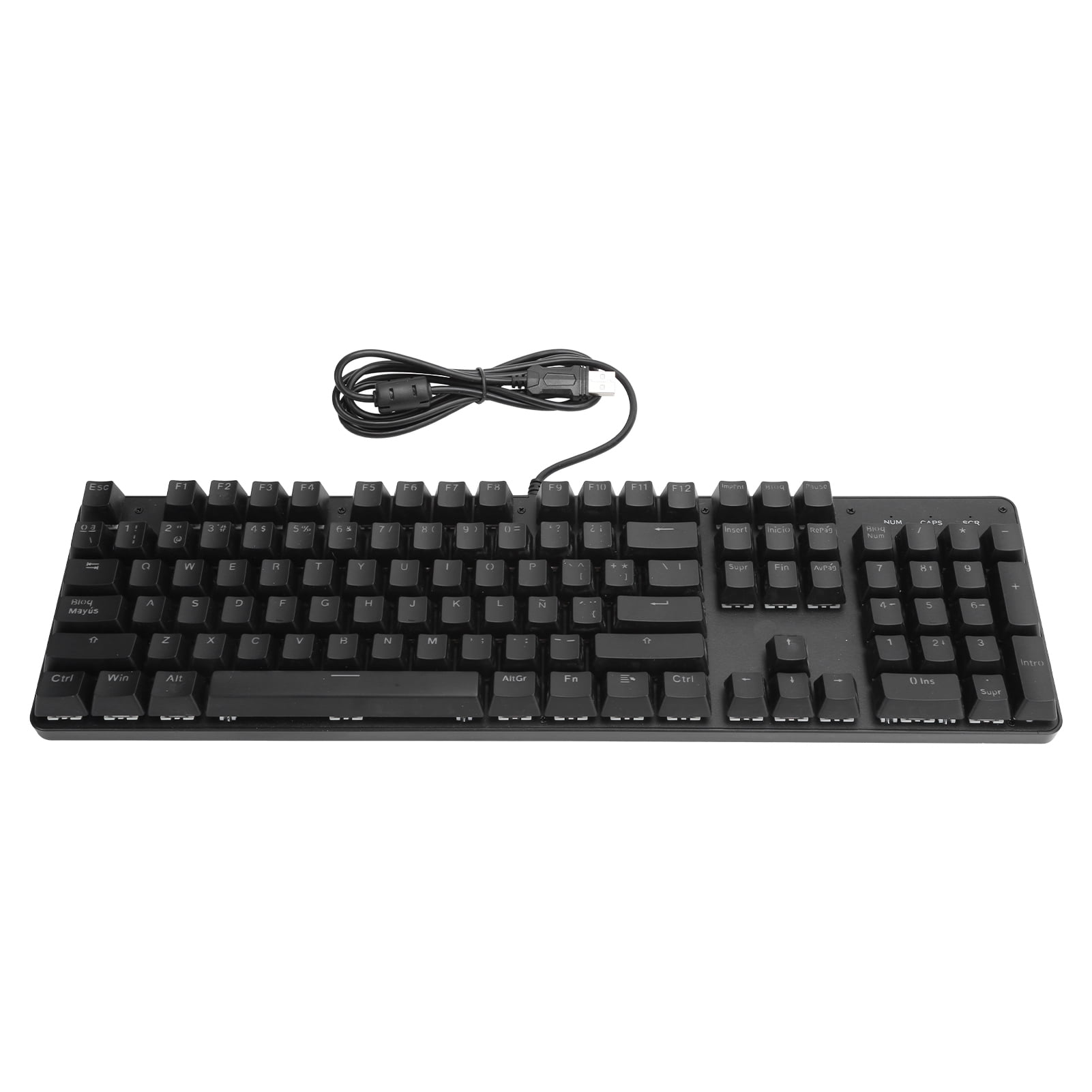 Blue Switch Keyboard, PC Keyboard Clear Tactile Feedback For Typing And