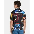 thumbnail image 3 of Friday The 13Th, Mens Graphic Print Rayon Shirt, Sizes XS-3XL, 3 of 5