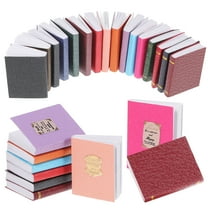 Hemoton 32 Pcs Miniature Books for Crafts Dollhouse Miniatures Colorful Ornament