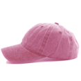 thumbnail image 2 of Spring Washed Cotton Lovers Baseball Cap Women Casual spring cap Cap Men Snapback Adjustable Breathable Solid Hats, 2 of 3