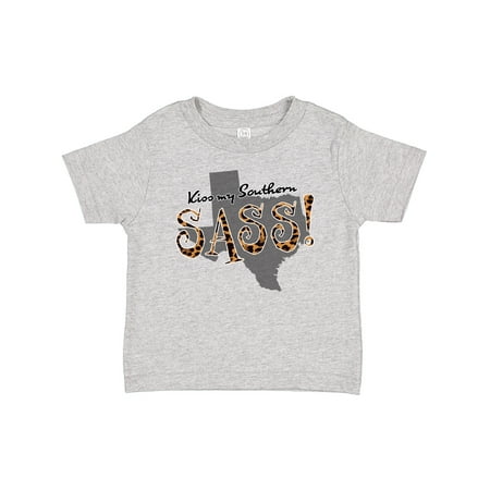 

Inktastic Texas Kiss My Southern Sass! in Leopard Print Gift Baby Girl T-Shirt