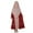 Z02-Red, variant on MUXiin Prayer Clothing for Children, Girls Dresses, Long Sleeve Abaya with Hijab, Islam Clothing Kids, Girls' Dress Set for 6-7 Years