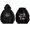 Black, variant on Women's Letter Print Hoodie Sweatshirt Womens Hoodie Long