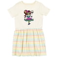 thumbnail image 3 of Inktastic DÃ­a De Los Muertos Girl with Skull Balloon Girls Toddler Dress, 3 of 5