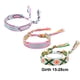 thumbnail image 2 of 3 pulseras tejidas con borlas, joyería bohemia para mujeres, pulseras de amistad para mujeres y niñas, 2 of 5