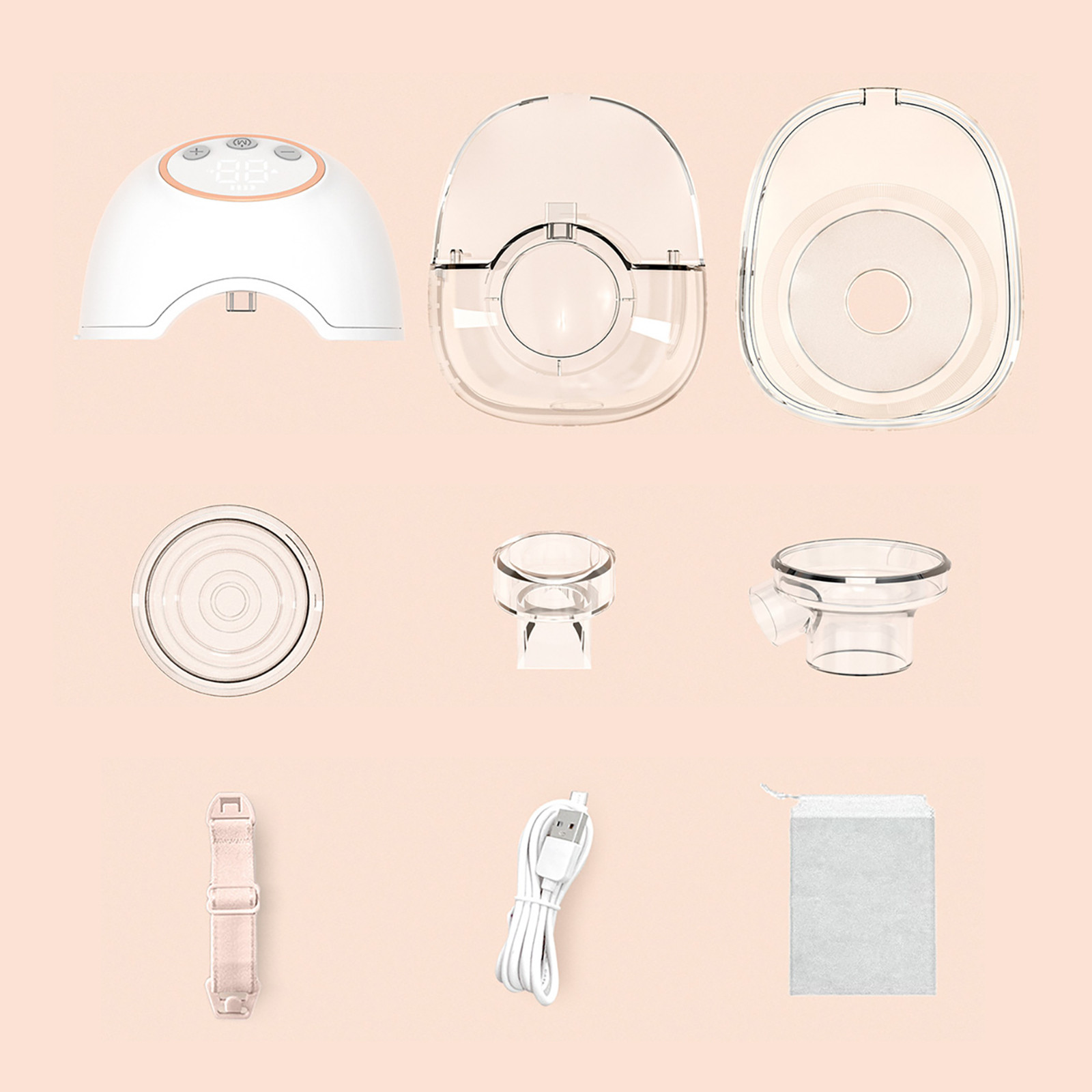 Wearable Hands Electric With Heating Tech App Control Smart Grade Suction Portable Discreet Leak Proof Ultra Quiet