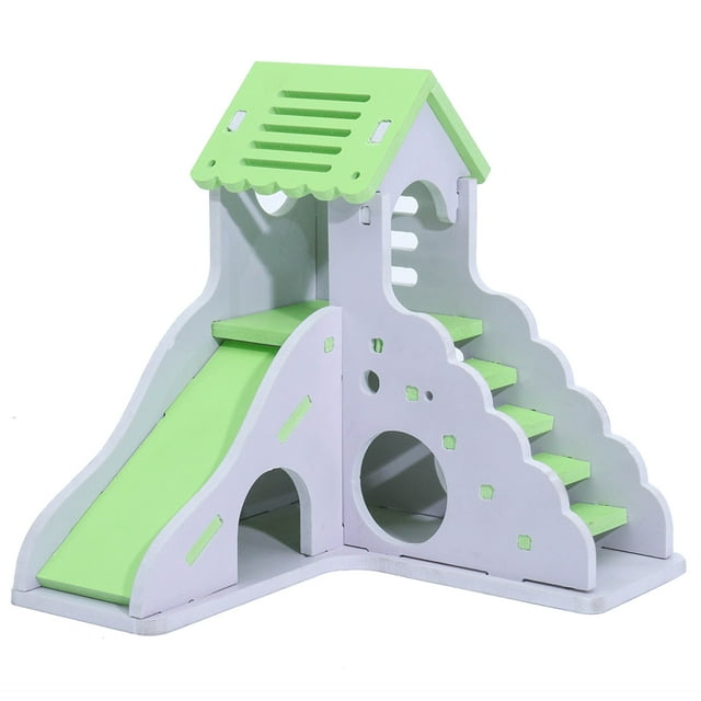 Hamster Hideout Non-toxic Double Layer Hamster House Small Pet Hideout