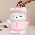 thumbnail image 6 of deevoka Bear Figurine Statue Canister Home Decor Cute Piggy Bank for Kids Girls Boys, 6 of 9