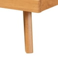 thumbnail image 5 of Baxton Studio Joaquin Modern Japandi Rustic Brown Finished Wood Queen Size Platform Bed, 5 of 7