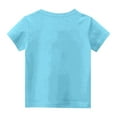 thumbnail image 7 of Spazoro Little & Big Girls Boys T-Shirts Tees, Casual Crew Neck Short Sleeve Graphic Breathable Summer Tops for Kids Unisex Sky Blue Size 11 T, 7 of 7