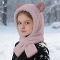 thumbnail image 4 of TIANZEN Winter Kids Hat With Scarf And Ear Soft Lined For Boys Girls Toddler Cold Weather Baby Winter Hat Set Boy, 4 of 6